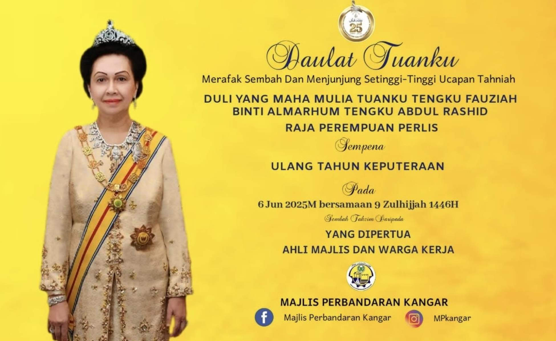 Raja Permaisuri perempuan 2025